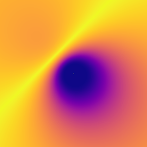Line Black Hole Plasma