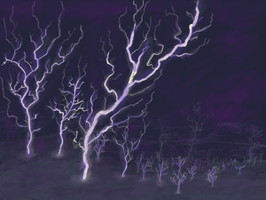 Lightning forest
